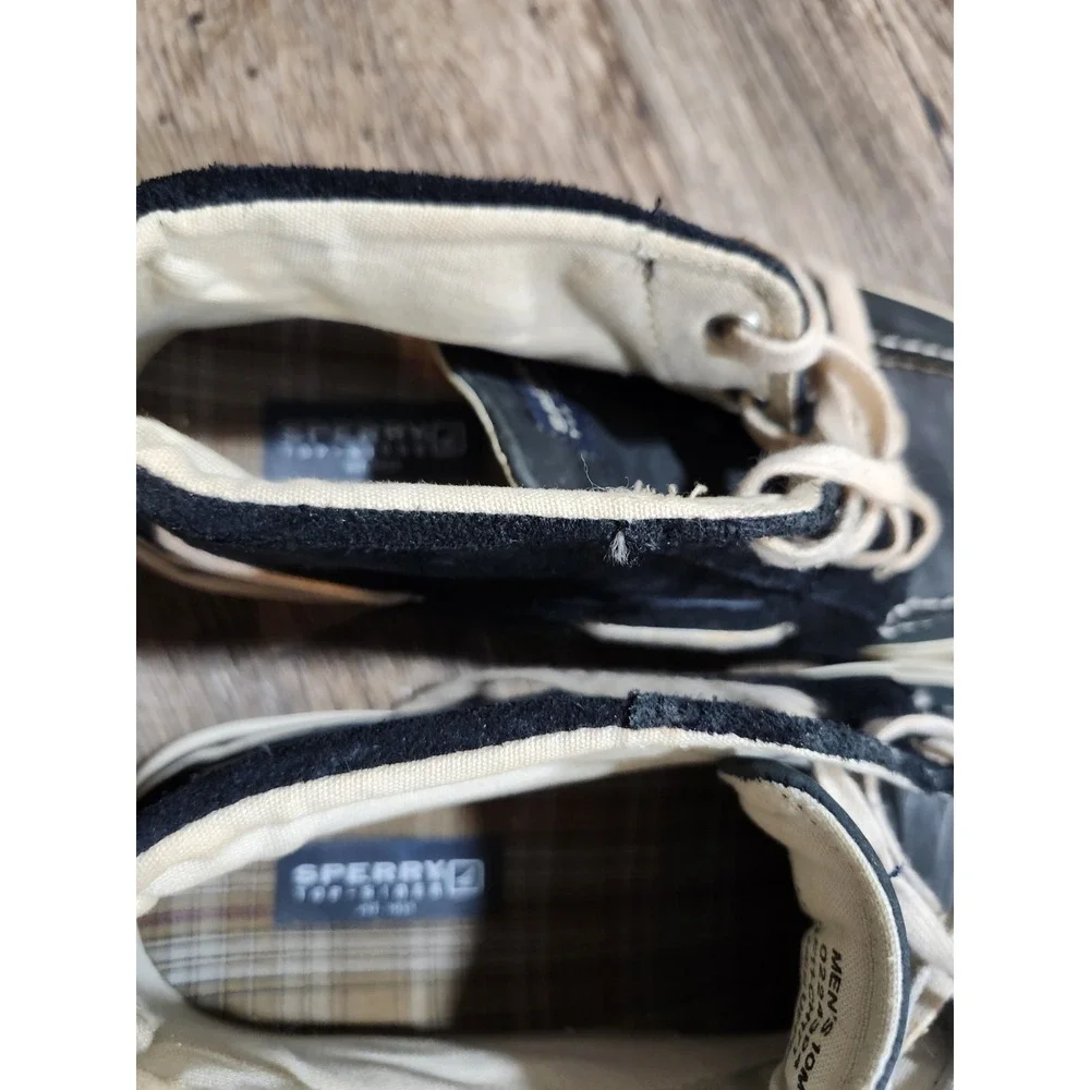 Sperry Top Sider Bahama Chukka Mens Boat Shoes Size 10 Blue Leather Suede Casual